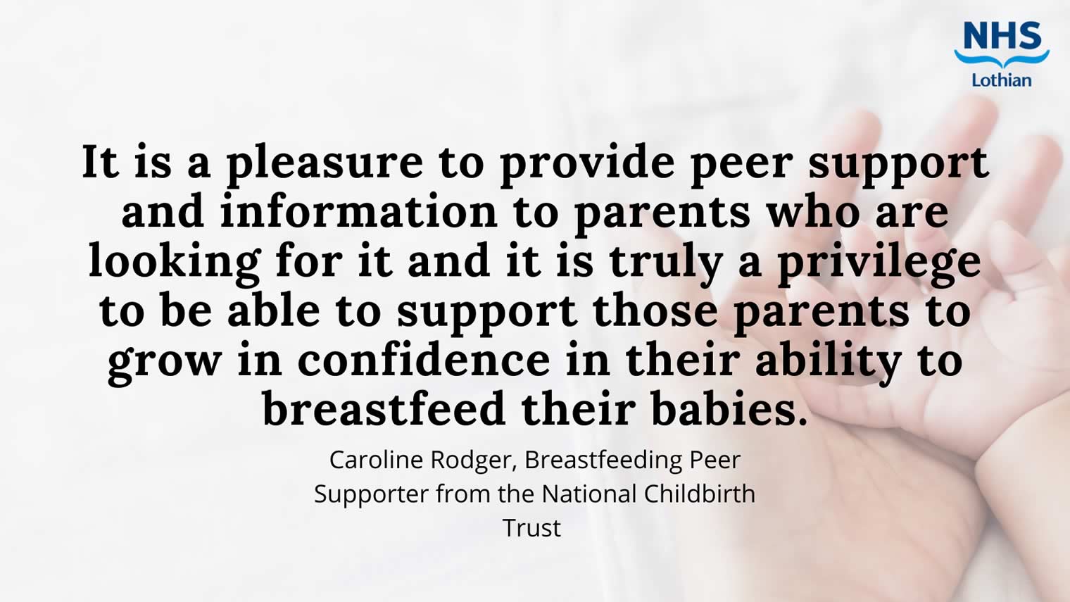 New mums continue to enjoy UNICEF accredited care with NHS Lothian