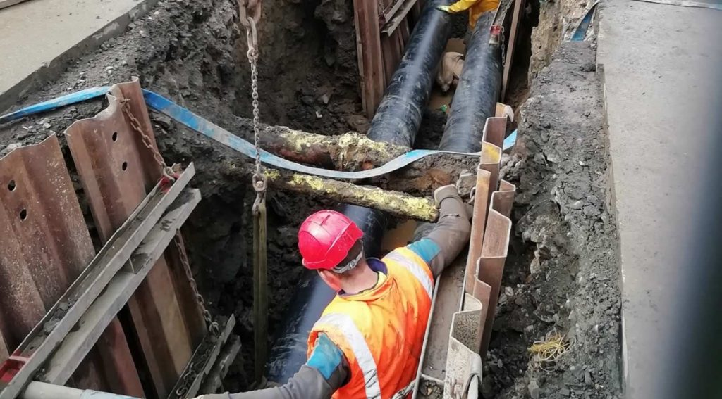 Digging Work at the Western General Hospital