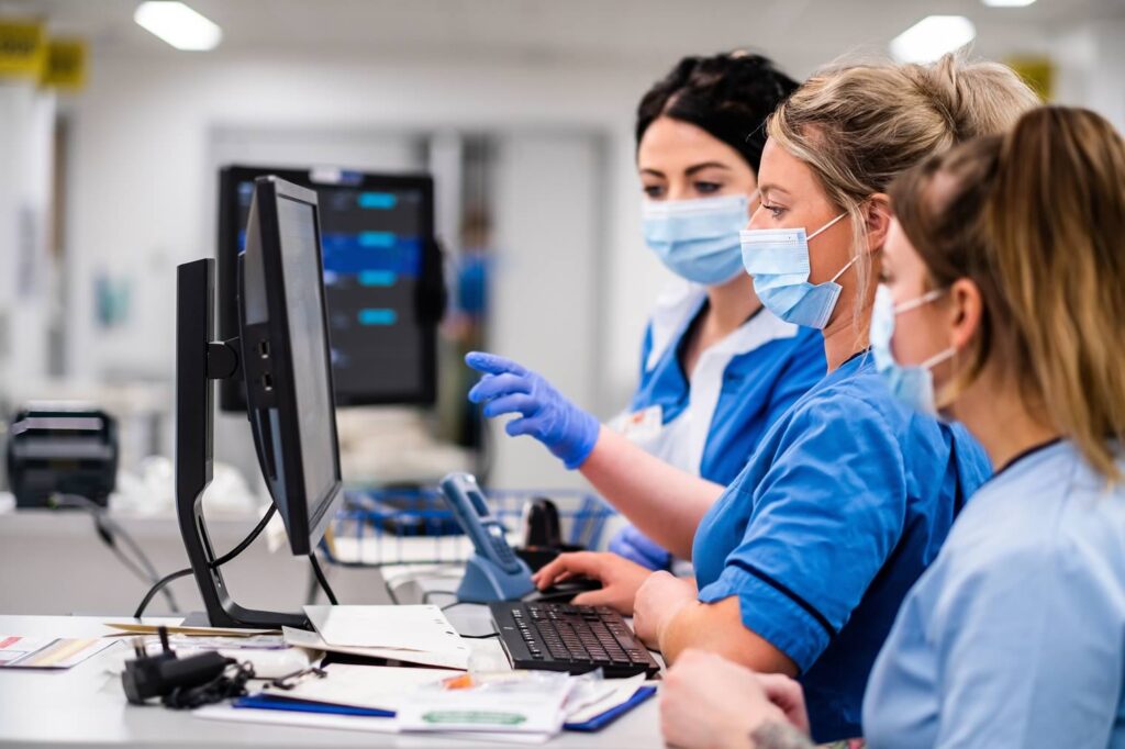 nurses in ward