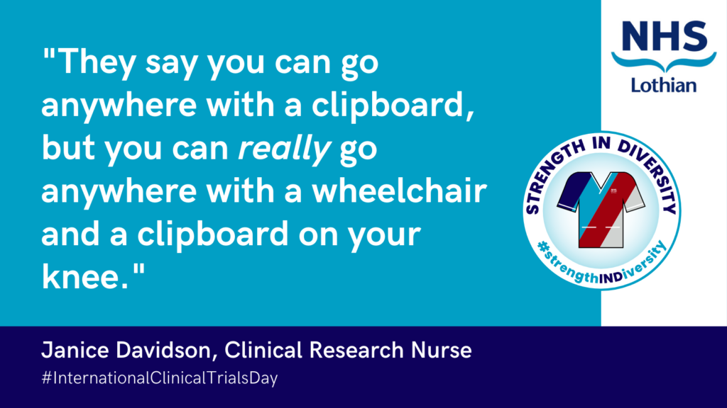 Quote from research nurse Janice Davidson