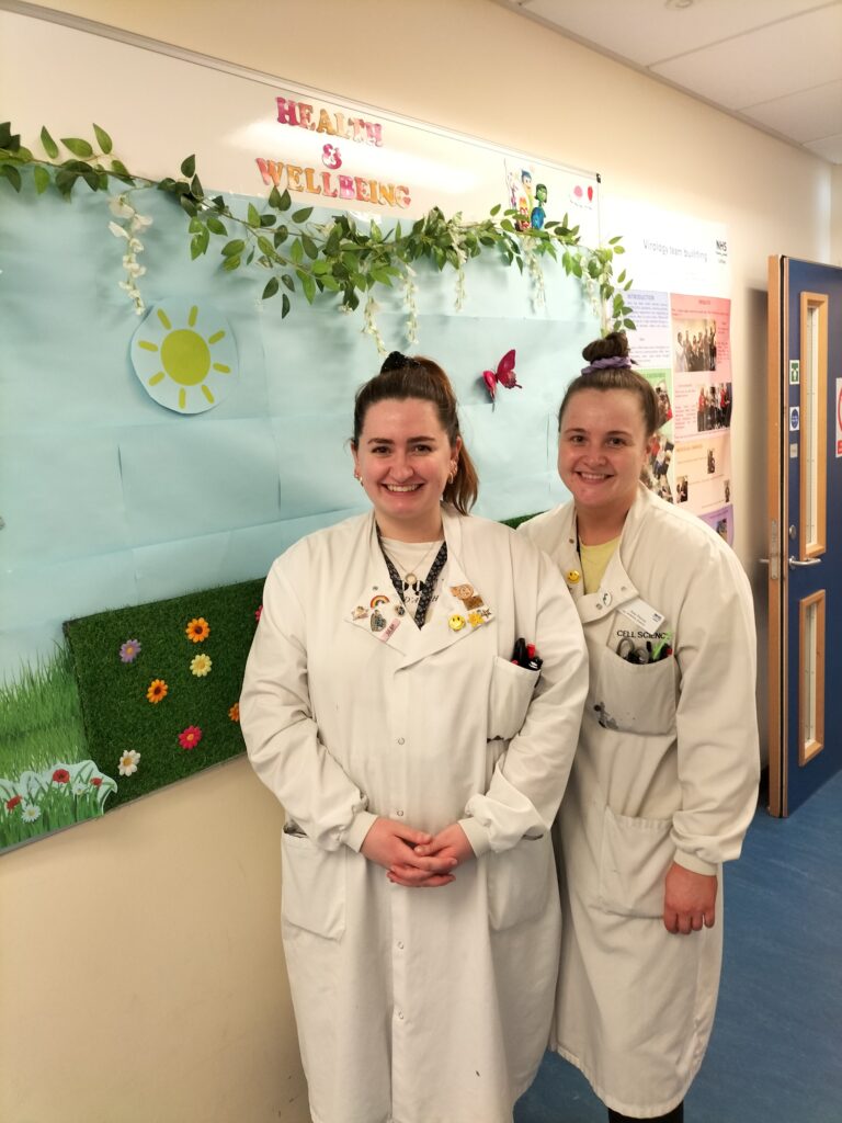 Biomedical Staff - Amy and Julia