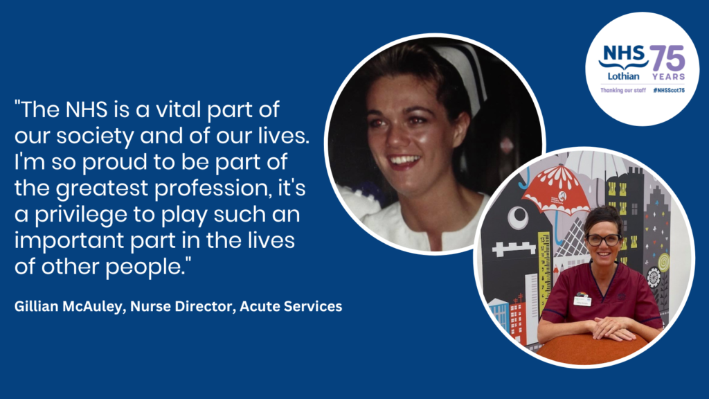 Quote from Gillian McAuley, Nurse Director