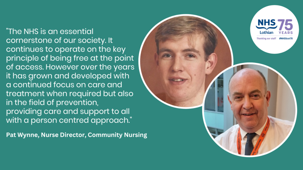 Quote from Pat Wynne, Nurse Director