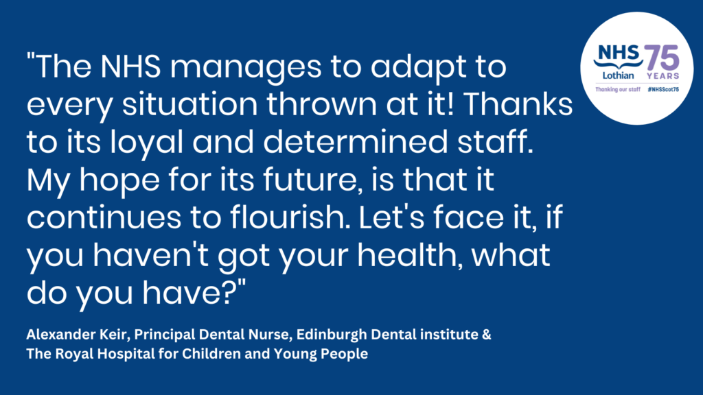 Quote from Andrew Keir, Principal Dental Nurse