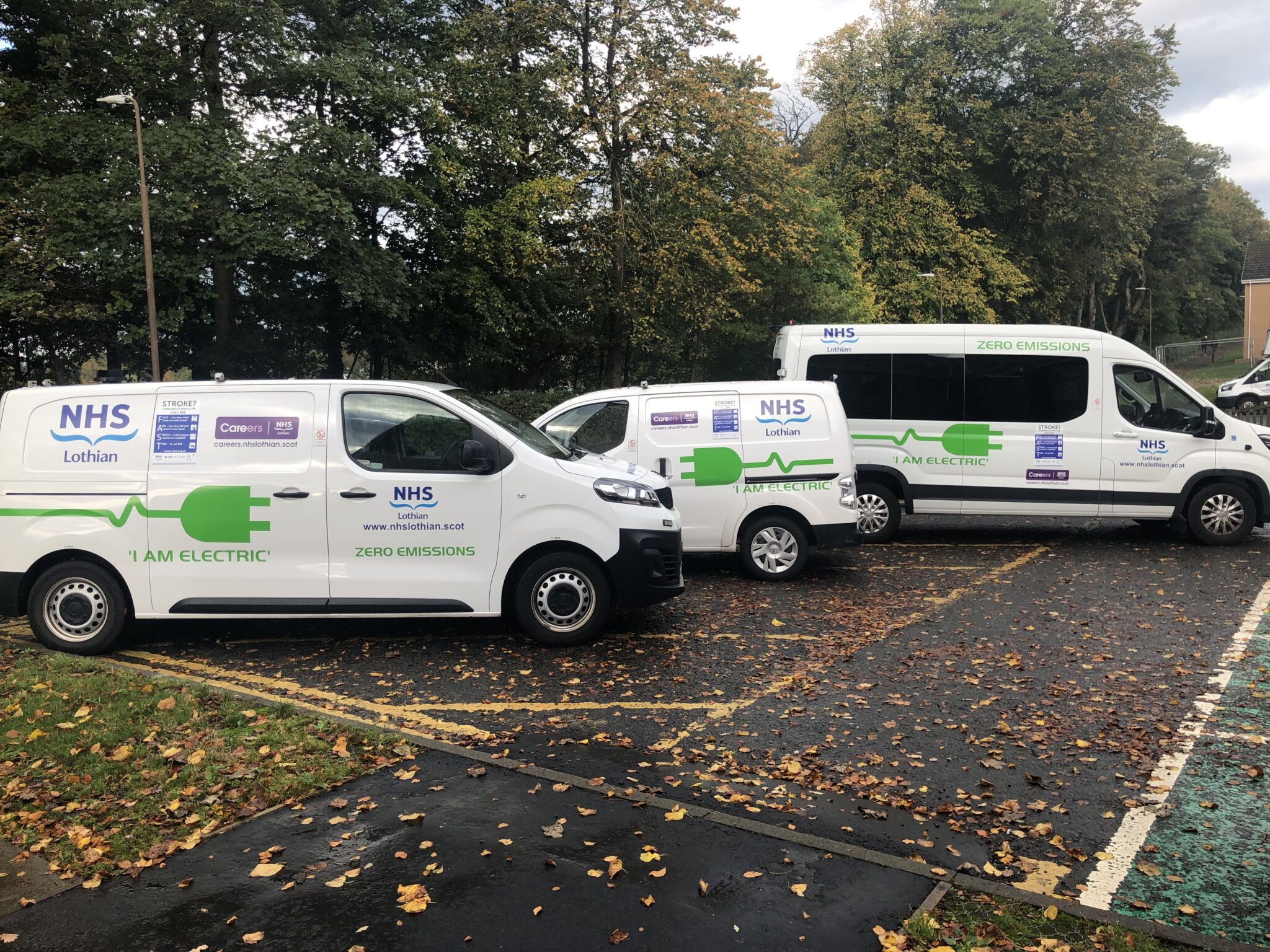 NHS Lothian almost doubles its electric fleet as part of journey to Net