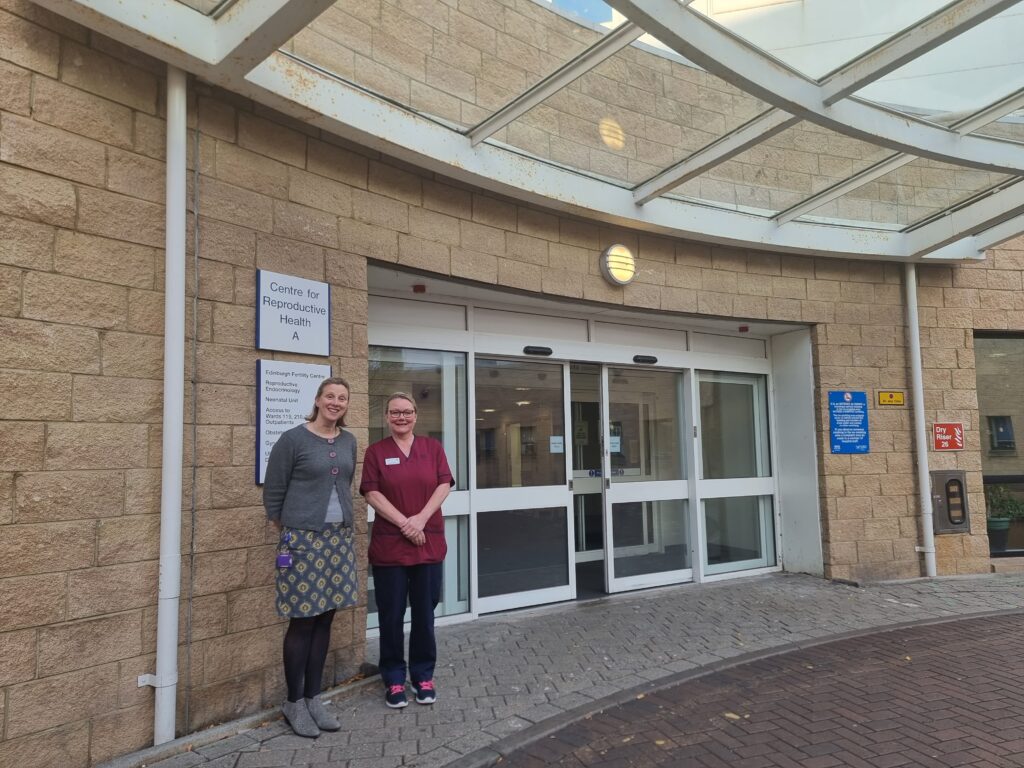 Emma Doubal, Consultant Obstetrician and Gynaecologist and Katy Ruggeri, Associate Director of Midwifery at Royal Infirmary Edinburgh min