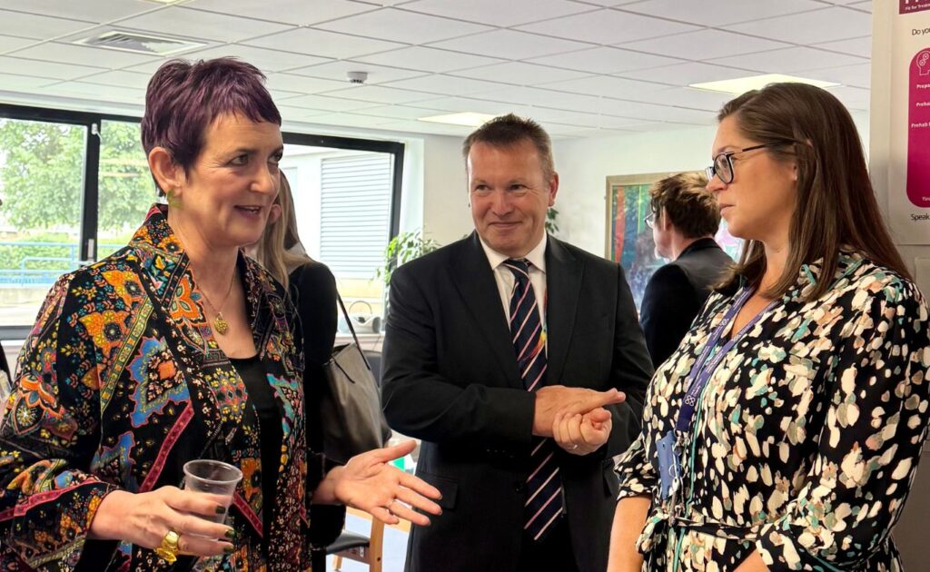 Cabinet Secretary Angela Constance at the Western General Hospital